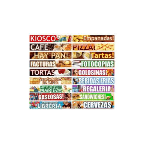 CALCOMANIA PARA KIOSKO 8,50X50CM