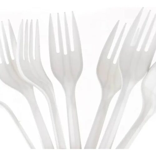 TENEDORES BLANCOS COMUNES CAJA X 1000