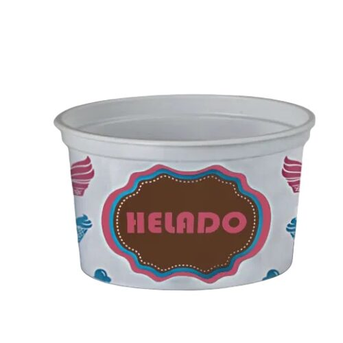 POTE PLASTICO PARA HELADO 80GRS X UNIDAD