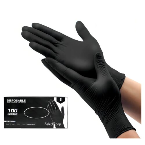 GUANTES NITRILO NEGRO (S) CAJA X 100