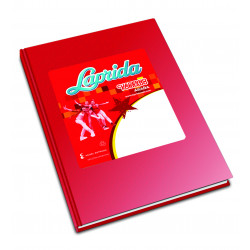 CUADERNO LAPRIDA T/D X 98 HJS. ROJO CUADRICULADO