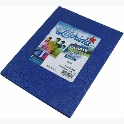 CUADERNO LAPRIDA T/D X 98 HJS. AZUL CUADRICULADO