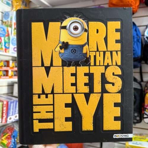 CARPETA A4 2-A/RED 40MM CARTONE MINIONS