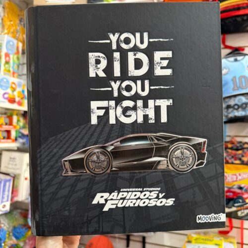 CARPETA A4 2-A/RED 40MM CARTONE RAPIDOS Y FURIOS