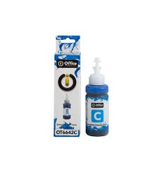 TINTA OFFICE EPSON 100ML OT6642C CIAN
