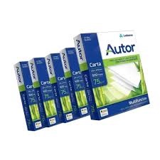 RESMA OFICIO AUTOR 75GR X 5 UNIDADES