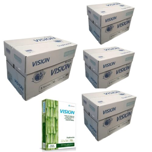 RESMA OFICIO VISION 22X34 X 20 UNIDADES