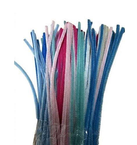 LIMPIA PIPAS X 50 COLORES PASTEL