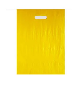 BOLSA RIÑON LISAS 30 X 40 AMARILLO X50 UNIDADES