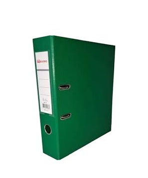 BIBLIORATO PLASTICO OFICIO VERDE MEDIO L/ANCHO