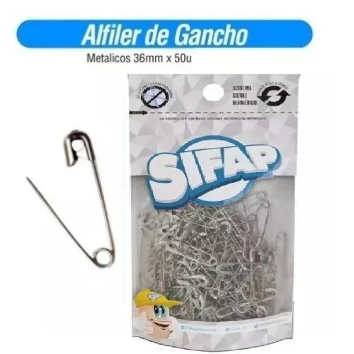 ALFILER DE GANCHO SIFAP 36MM X 50 UNIDADES