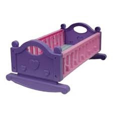 CUNA DIBUTOYS ROSA Y LILA  39CM ANCHO