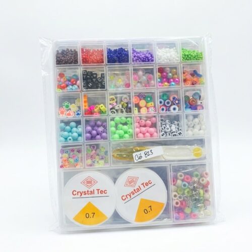 CAJITA BIJOU GRANDE PERLAS + ELASTICO  B1259