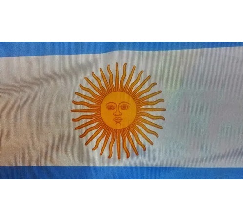 BANDERA ARG C/SOL 70 X 150 FLAMEO JARDIN