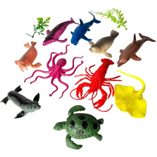 ANIMALES MARINOS X 13 PIEZAS